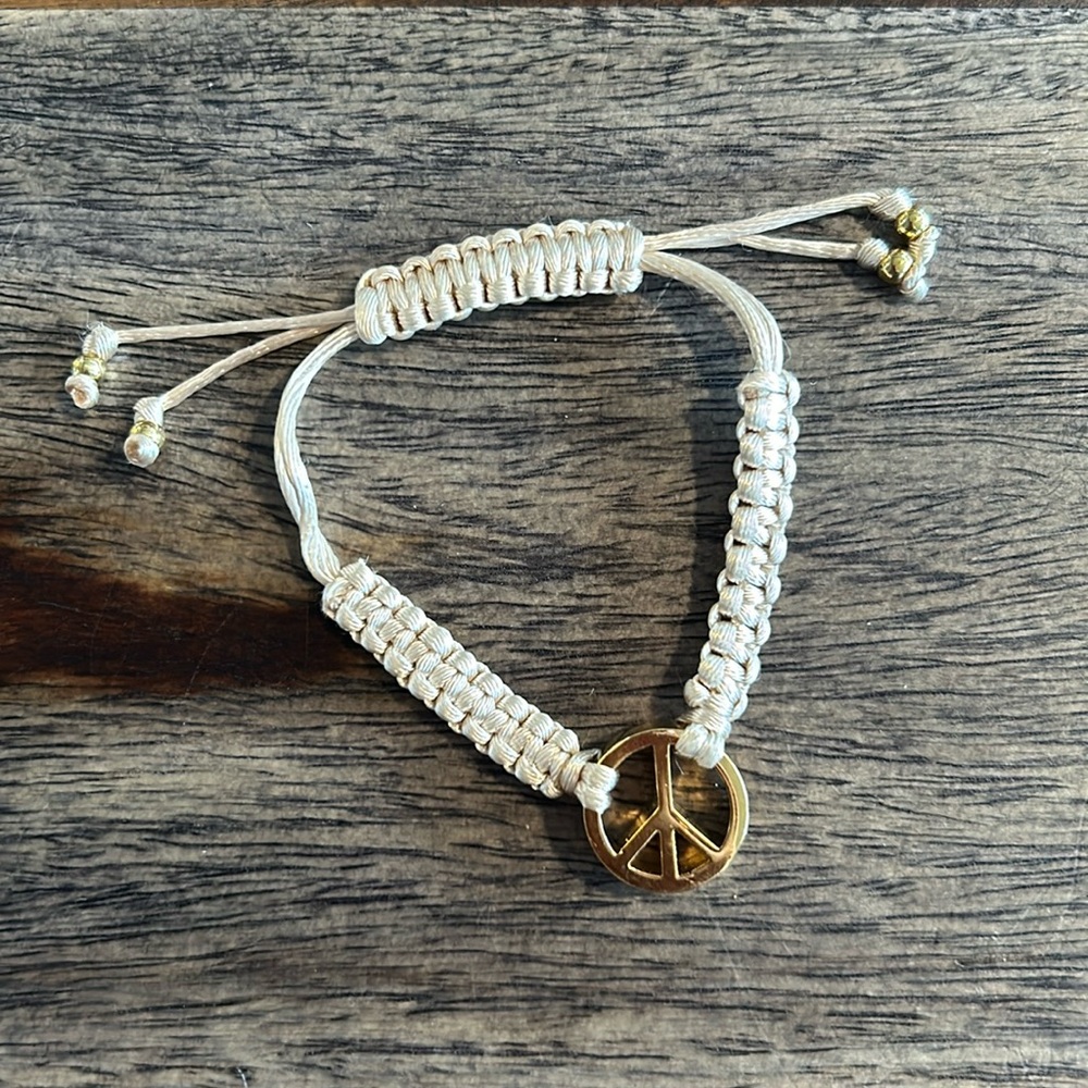 SALE! Vintage Juicy Couture Y2K Peace Charm Bracelet